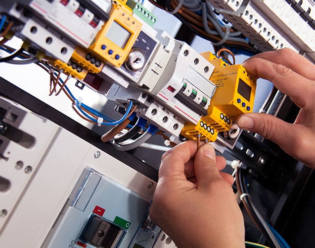 panneau de distribution électrique